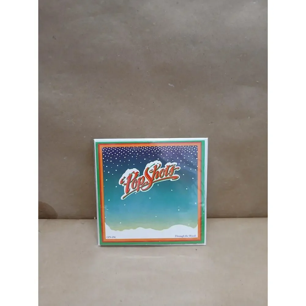 Vintage PopShots Through The Woods Pop Up Greeting Card Santa Sleigh Christmas